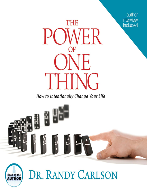 Title details for The Power of One Thing by Randy Carlson - Available